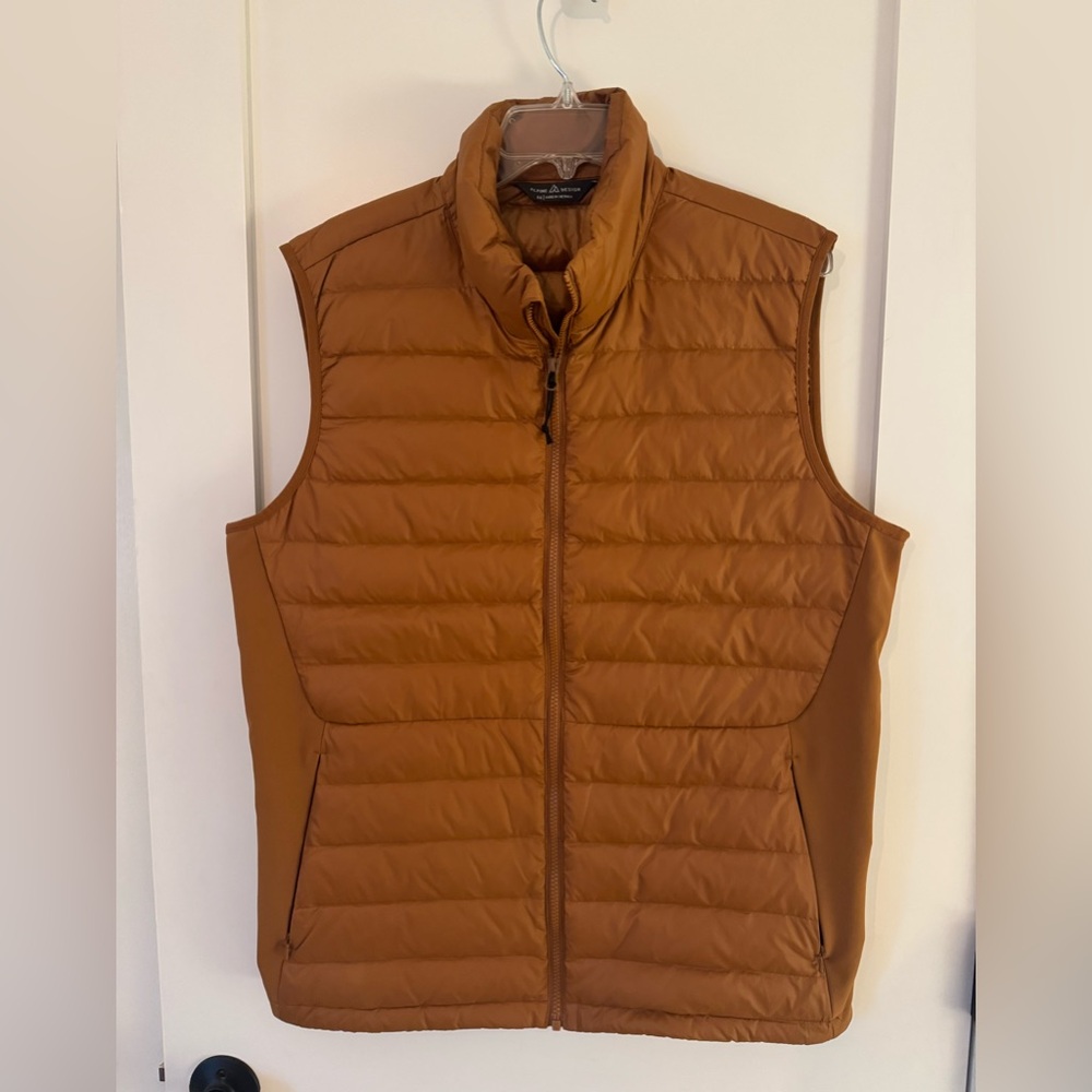 Alpine Men's Tan Quilted Vest